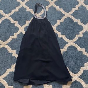 Tobi Black Backless Swing Dress